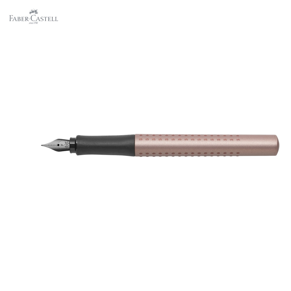 Stilou Faber-Castell Grip 2011 editie speciala cupru rose, penita otel inoxidabil, pentru dreptaci si stangaci [5]