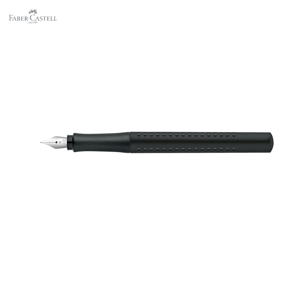 Stilou Faber-Castell Grip 2011 negru, penita M din otel inoxidabil, pentru dreptaci si stangaci [5]