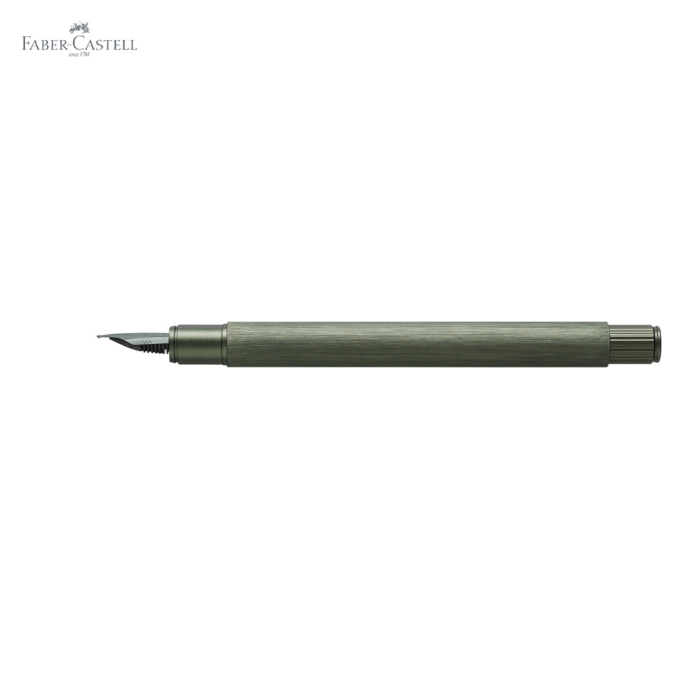 Stilou Faber-Castell Neo Slim din aluminiu anodizat verde, penita otel inoxidabil M, pentru profesionisti [5]