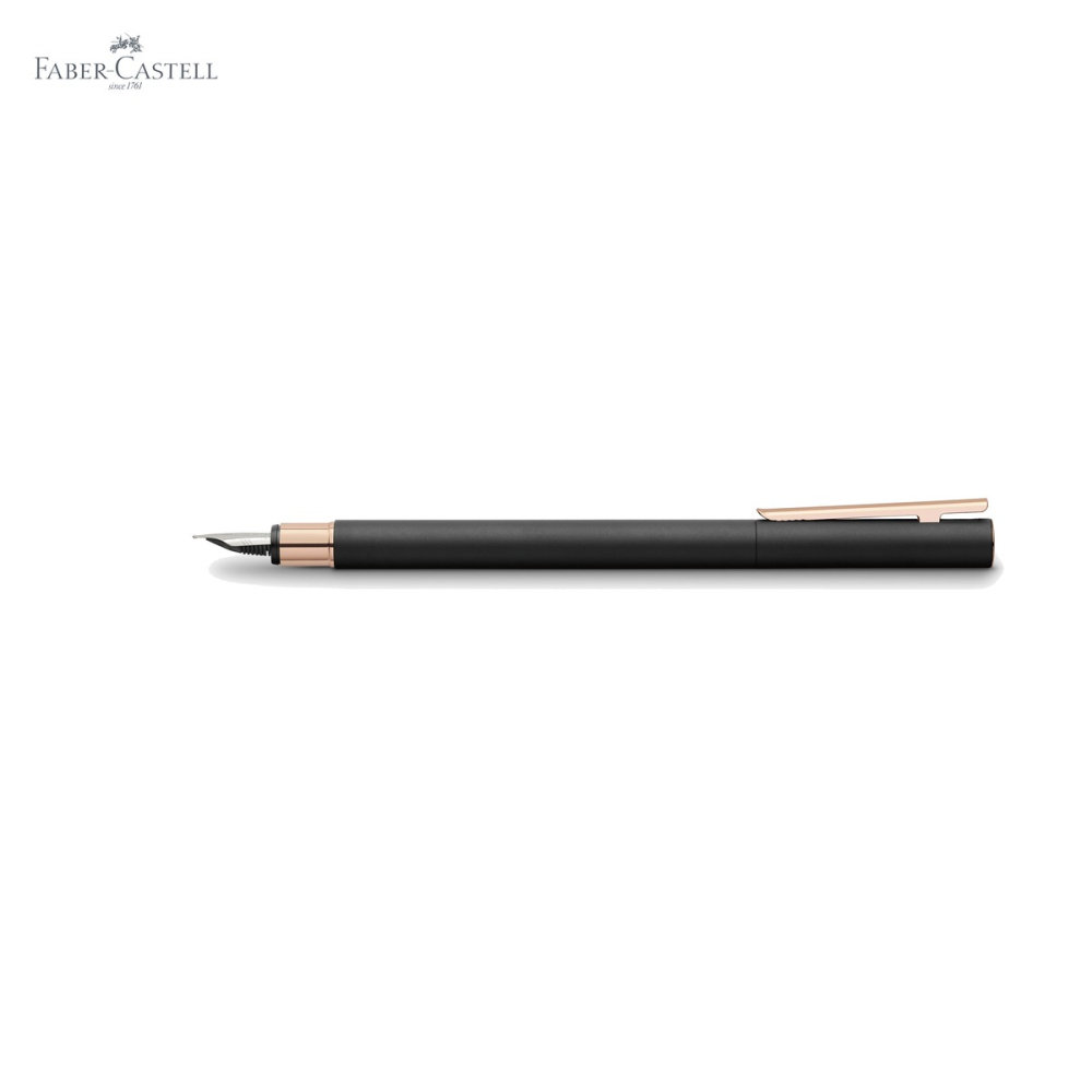 Stilou Faber-Castell Neo Slim Metal, corp subtire din metal lacuit, detalii rosegold, pentru profesionisti [5]
