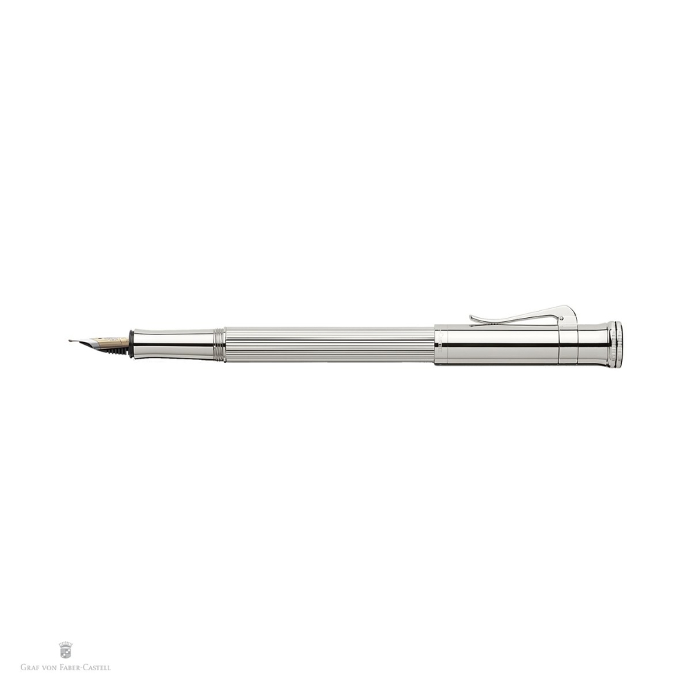 Stilou Graf von Faber Castell Classic Silver, argint 925, penita F [4]