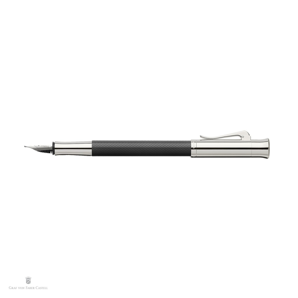 Stilou Graf von Faber Castell Guilloche, negru, penita F [4]