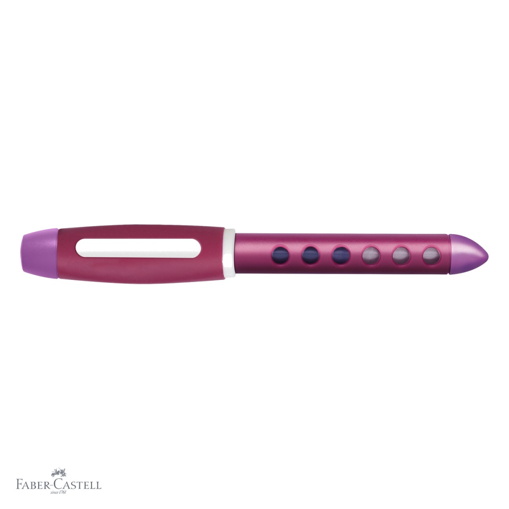 Stilou scolar Faber-Castell Scribolino Blackberry, penita iridiu, ergonomic, pentru dreptaci incepatori [4]