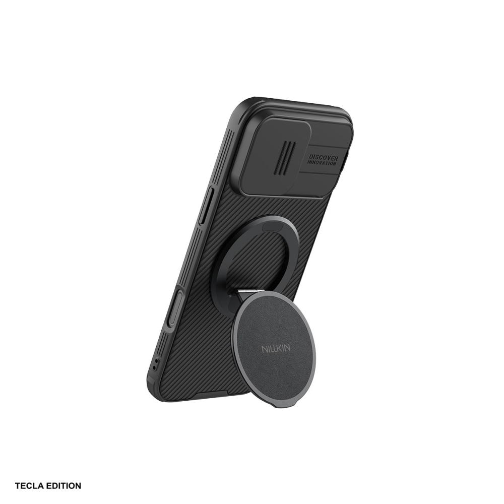 Suport adeziv Nillkin Dual-Magnet Grip, cu prindere magnetica, magnetic, negru [5]