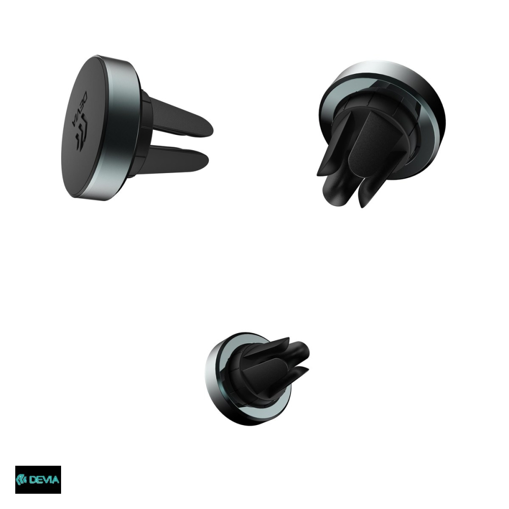 Suport auto Devia EL072, prindere in grila de ventilatie, magnetic, negru [4]