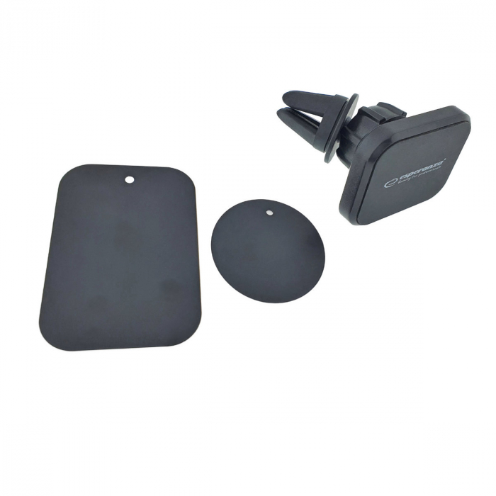 Suport auto magnetic, Esperanza Wile 94291, cu prindere la grila de ventilatie, negru [4]
