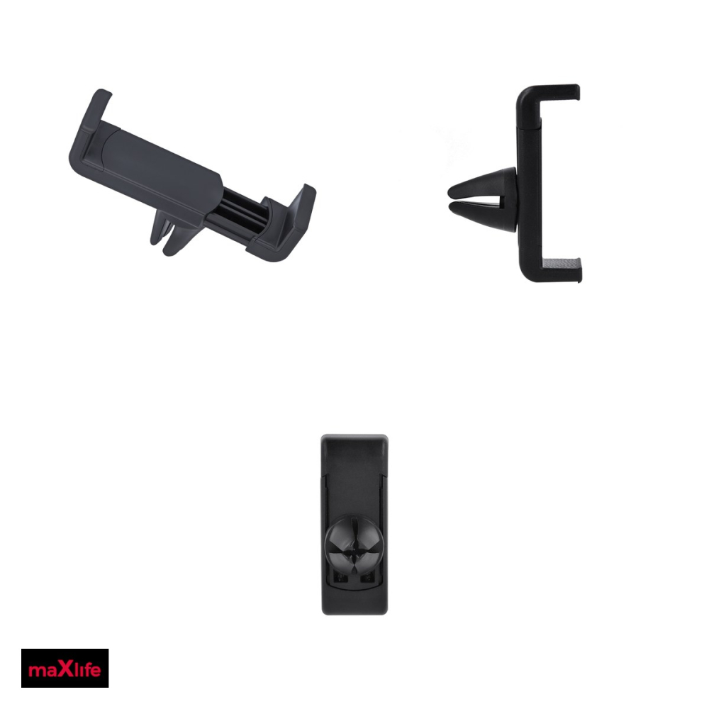 Suport auto Maxlife MXCH-10, prindere in grila de ventilatie, negru [4]