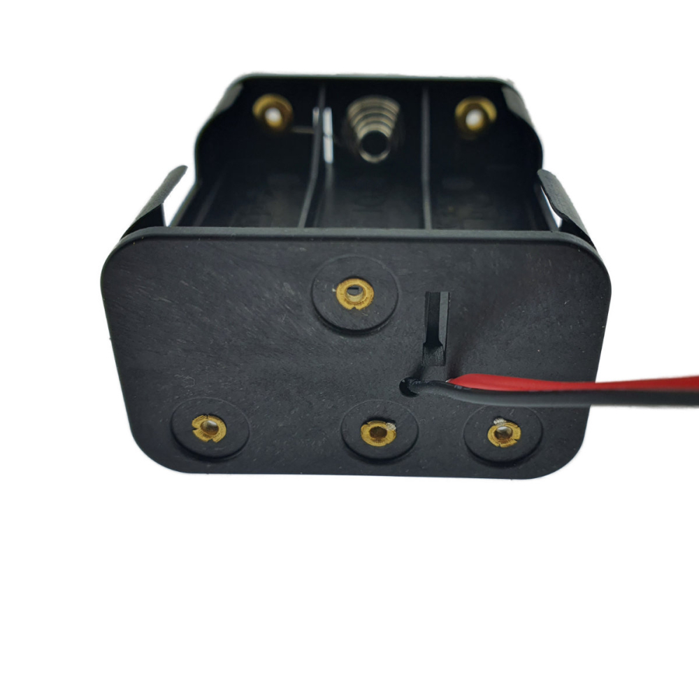 Suport Carcasa 6 x Baterii AA R6 cu 2 Fire - Alimentare 9V pentru Arduino Circuite LED Experimente Electronice DIY [2]