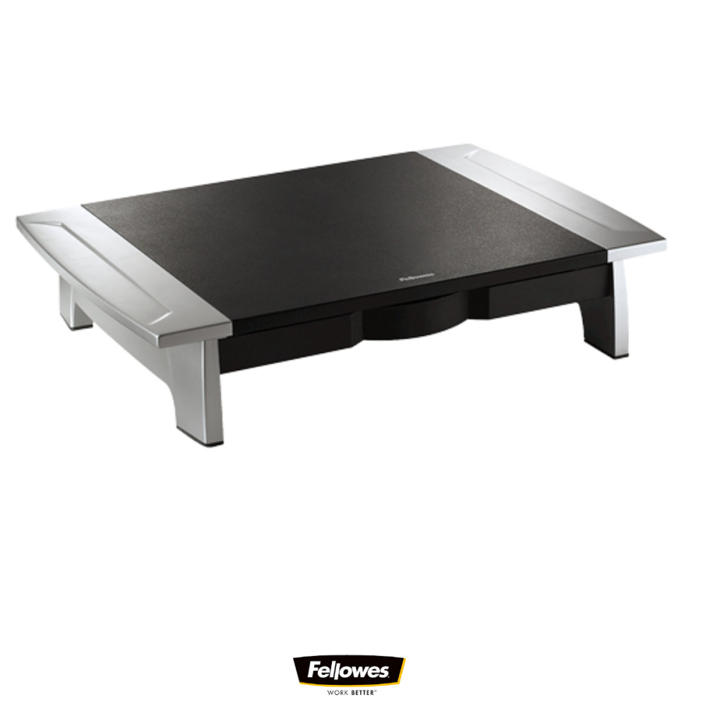 Suport de monitor reglabil, Fellowes, pentru monitoare CRT si LCD pana la 36 kg, 5 inaltimi, tava accesorii, depozitare laptop sub suport [3]