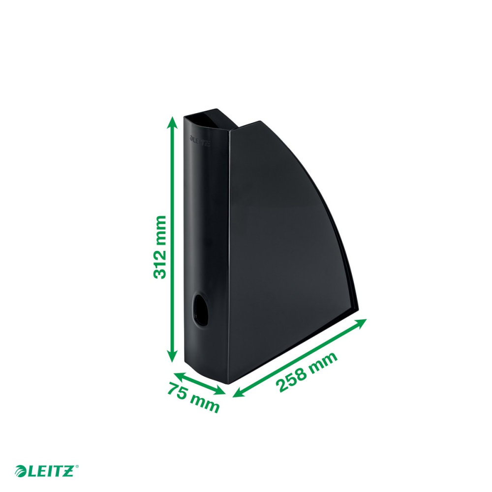 Suport documente plastic Leitz Recycle, negru [5]