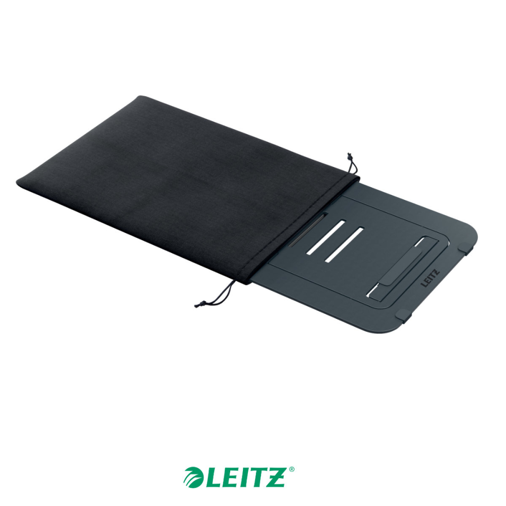 Suport ergonomic pentru laptop ajustabil, Leitz Ergo Slim, din aluminiu, ultra-subtire, 5 inaltimi, pentru laptop 10-17 inch [2]