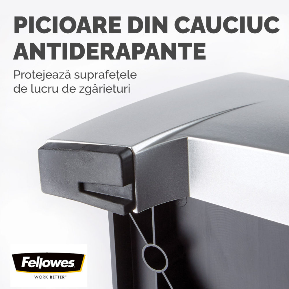 Suport ergonomic pentru laptop, Fellowes Office Suites, reglabil pe inaltime si inclinare, suporta laptop pana la 17 inch (5 kg), pentru birou si acasa [6]