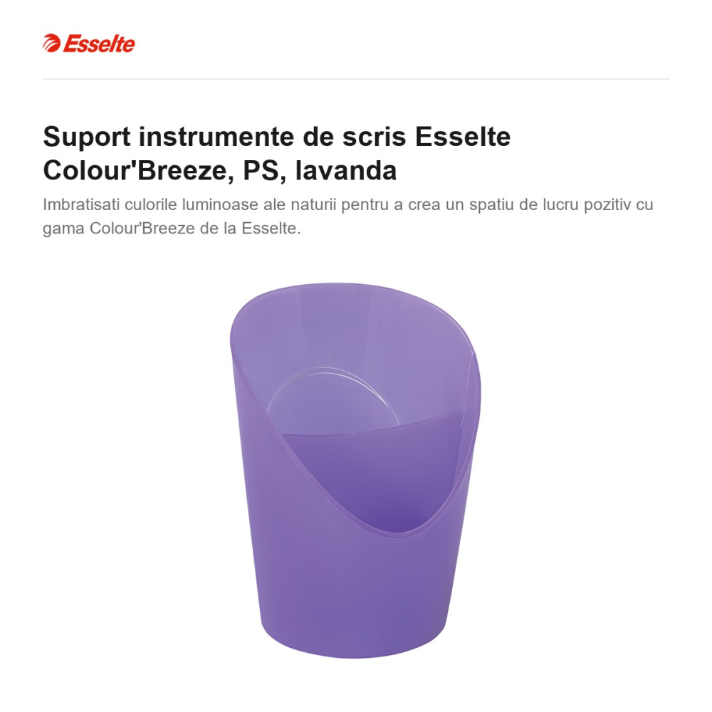 Suport instrumente de scris Esselte Colour'Breeze, PS, lavanda [2]
