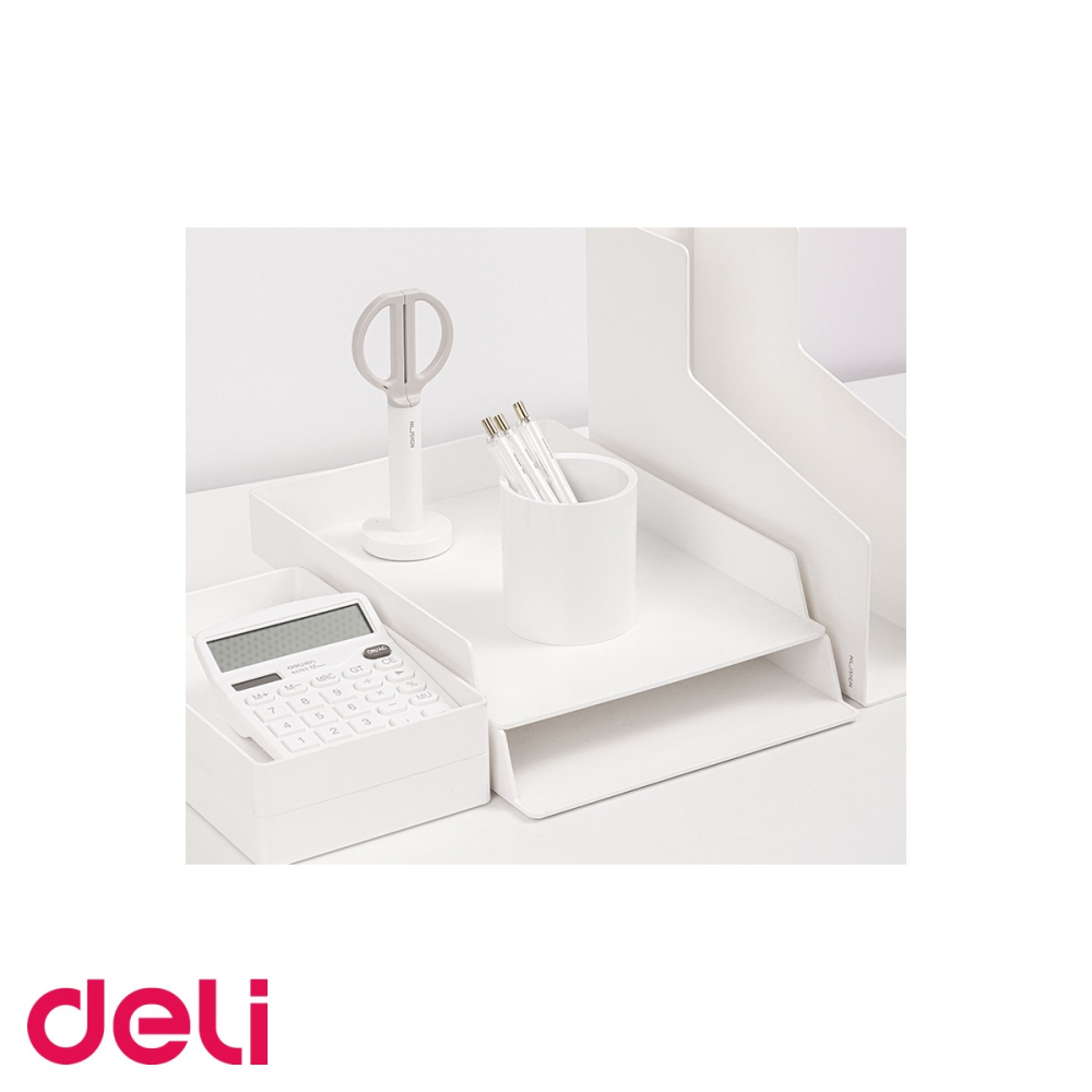Suport organizator instrumente de scris Deli NuSign, plastic ABS, alb, pentru birou si scoala [5]