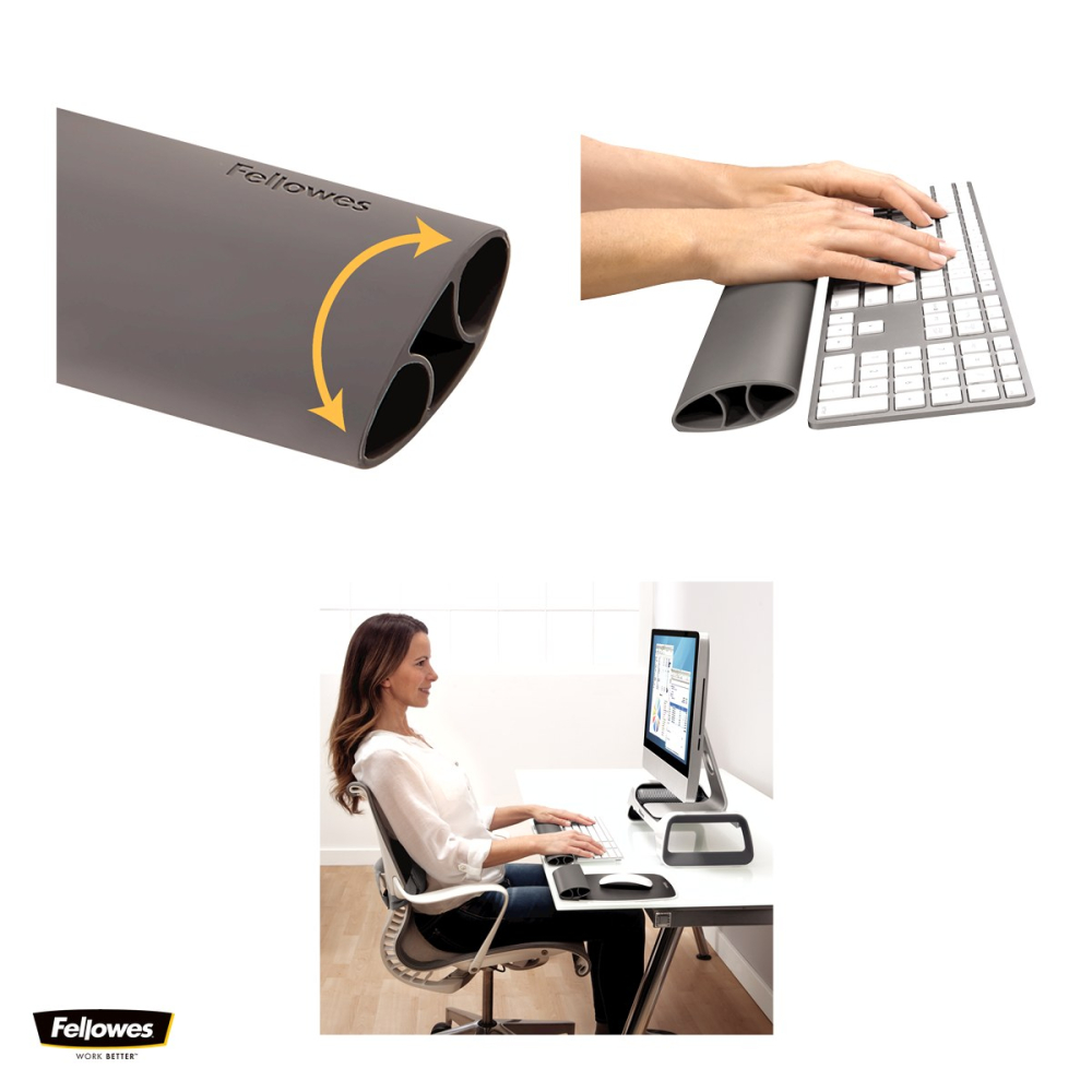 Suport pentru incheietura Fellowes I-Spire Rocker, gri [4]