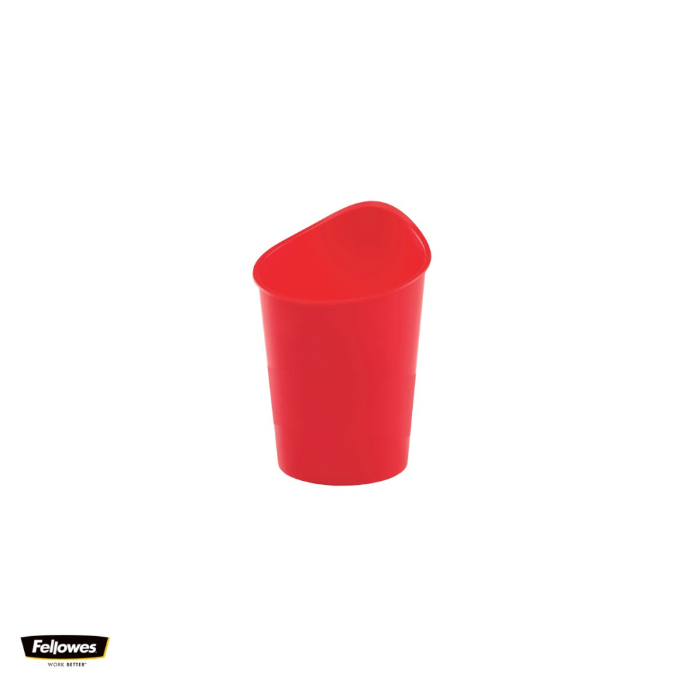 Suport pentru instrumente de scris Fellowes G2DESK, din plastic, inaltime 134 mm, diametru 96 mm, rosu [4]