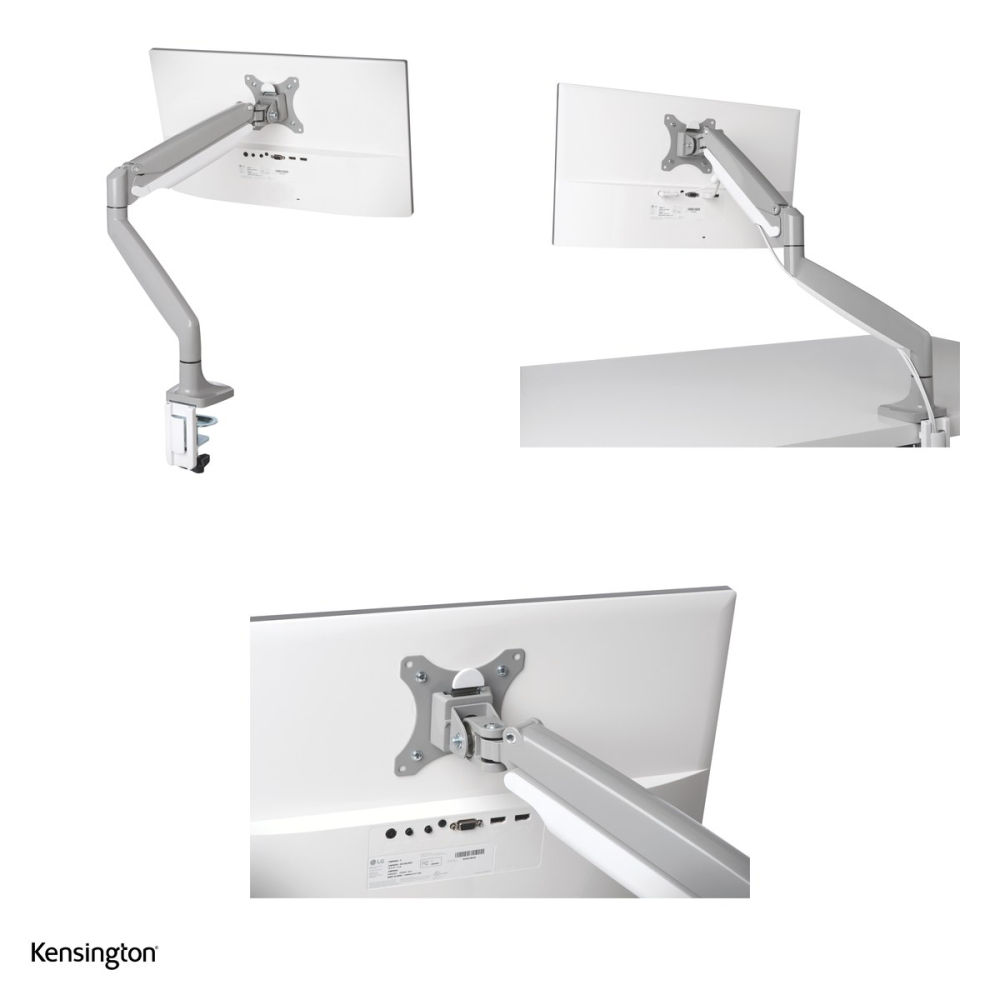 Suport pentru monitor Kensington SmartFit One-Touch, 1 brat reglabil, pentru monitoare de 13-34 inch si maxim 9 kg, gri [4]