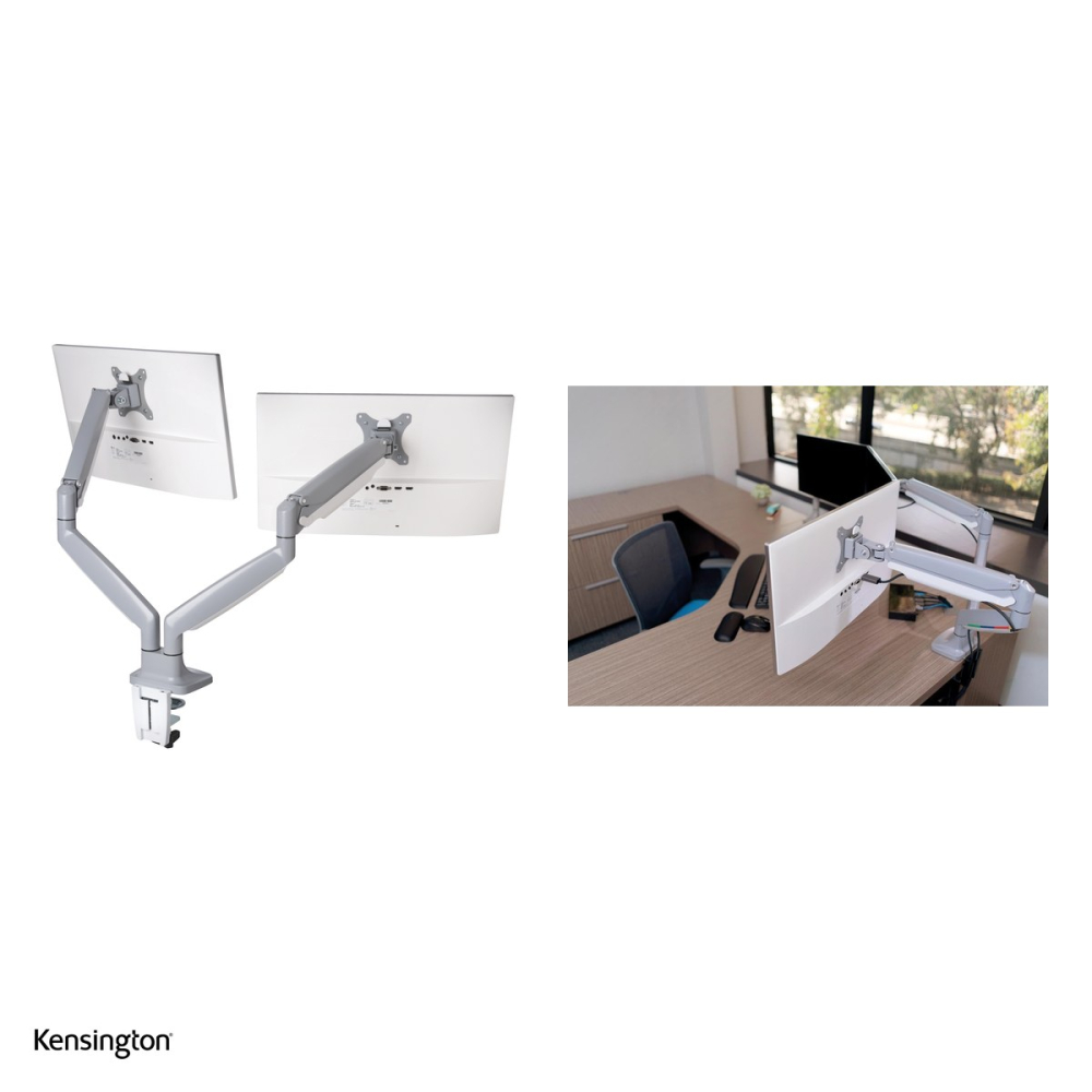 Suport pentru monitor Kensington SmartFit One-Touch, 2 brate, pentru monitoare de 13-34 inch si maxim 9 kg, gri [4]