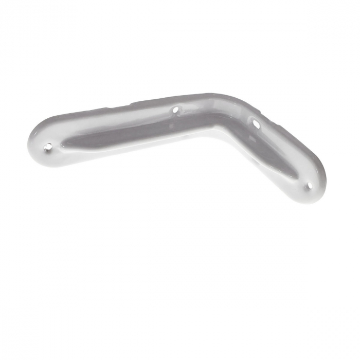 Suport pentru raft si polita, din metal, 125 x 90 x 32 mm, alb [3]