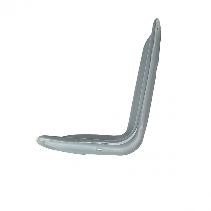 Suport pentru raft si polita, din metal, 15x10cm, FAM-65542, alb [4]