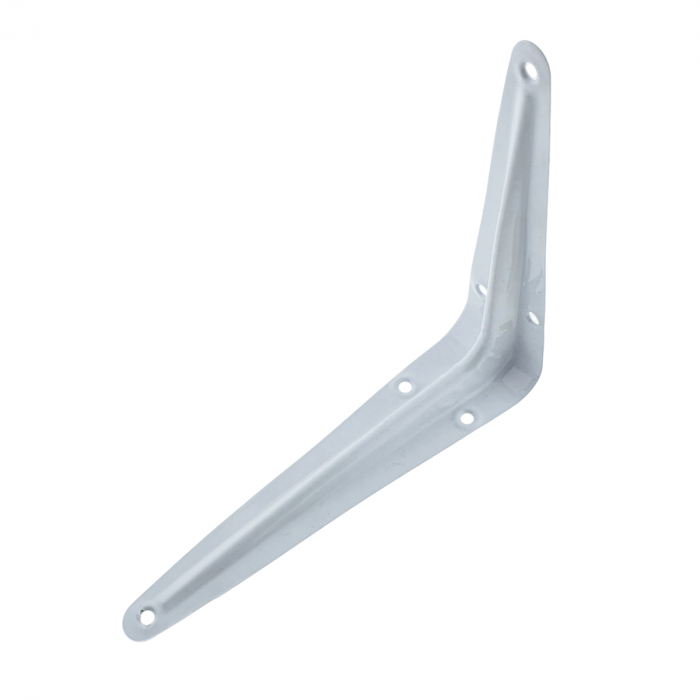 Suport pentru raft si polita, tip L, din metal, 120 X 150 X 30 mm, alb [3]