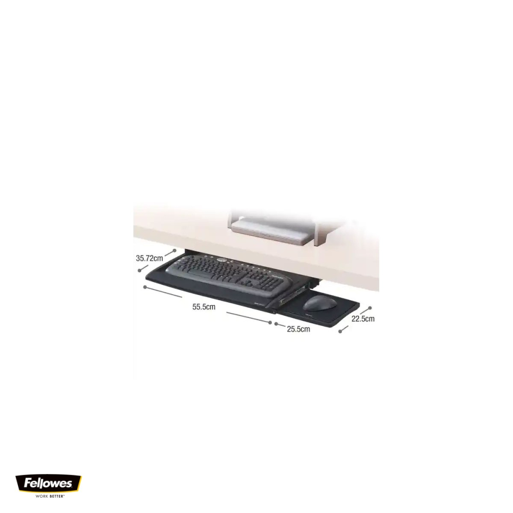 Suport pentru tastatura Fellowes Deluxe, 6.35 x 78.42 x 35.72 cm [4]
