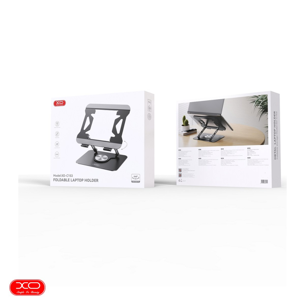 Suport XO C153 negru pentru laptop de pana la 17,3", negru [4]