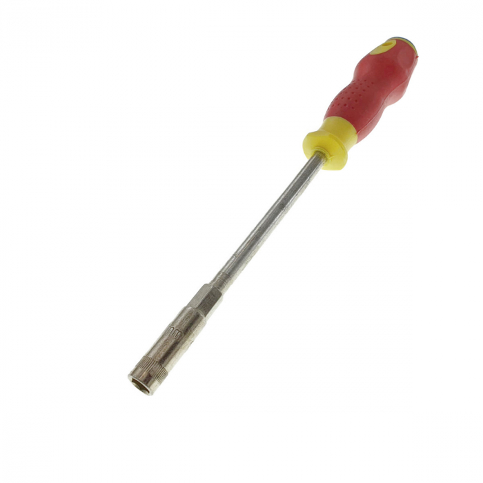 Surubelnita cu cap tubular de 8 mm, lungime tija 118 mm, maner ergonomic 115 x 35 mm [5]