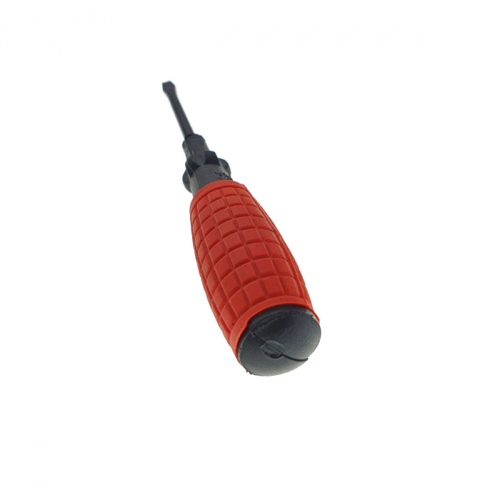 Surubelnita dreapta 172mm, cu varf lat 4mm, maner izolat 100mm [3]