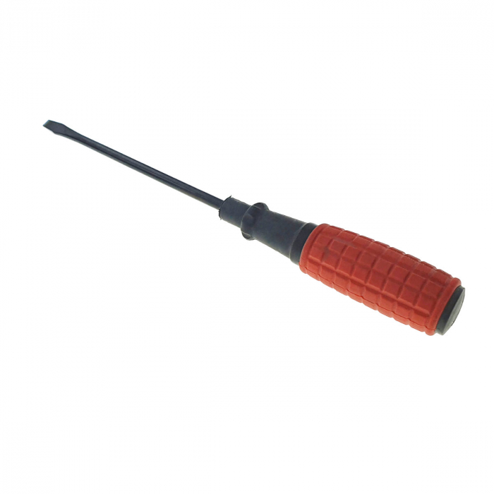 Surubelnita dreapta 218mm, cu varf lat 4.8mm, tija 122mm, maner izolat 96mm [4]