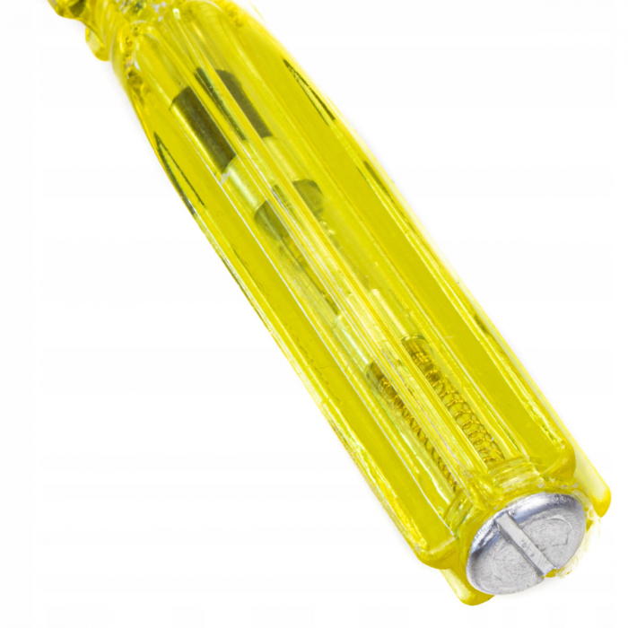 Surubelnita tip creion, pentru control tensiune, 16A, 250V, lungime 165 mm, varf drept 4mm, galben [4]