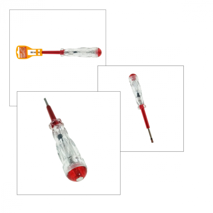 Surubelnita tip creion, pentru control tensiune, izolata, 16A, 250V, cu capat drept [5]