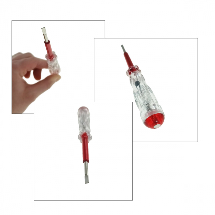 Surubelnita tip creion, pentru control tensiune, izolata, 16A, 250V, cu capat drept [3]