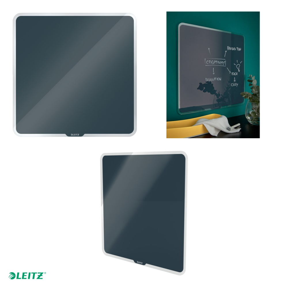 Tabla Leitz Cosy, sticla, magnetica, 45x45 cm, gri Antracit [5]
