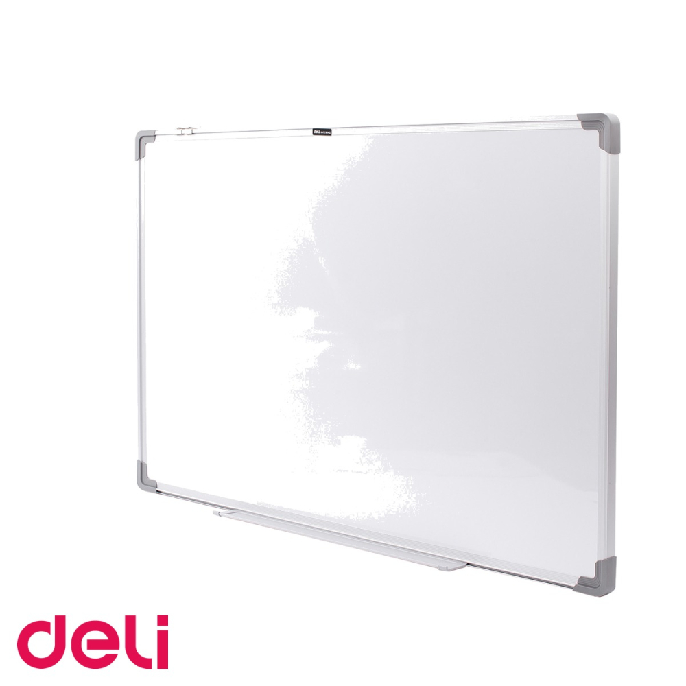Tabla whiteboard magnetica Deli, rama aluminiu, 60x90 cm, montaj vertical sau orizontal, pentru birou si sala de clasa [5]