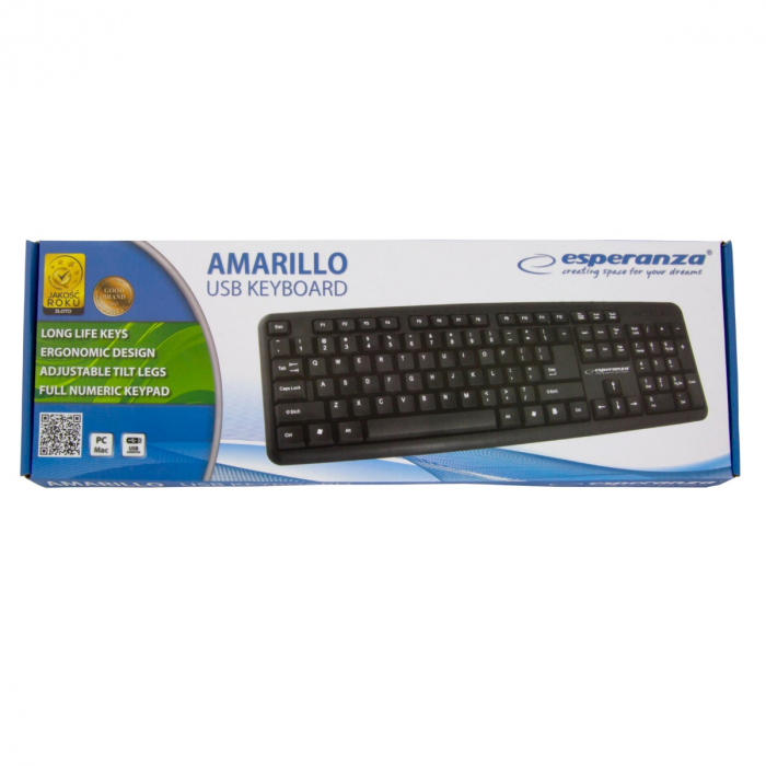 Tastatura Esperanza EK134 Amarillo [4]