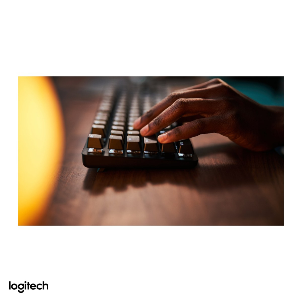 Tastatura mecanica de gaming Logitech G413 TKL SE, cu fir USB, format TKL, switch-uri tactile, retroiluminare alba, keycaps PBT, layout US International, negru, 920-010446 [5]