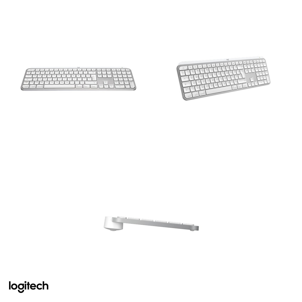 Tastatura wireless Logitech MX Keys S for Mac, Bluetooth, iluminare inteligenta, acumulator USB-C, Easy-Switch 3 dispozitive, layout US International pentru Mac, gri deschis, 920-011638 [4]
