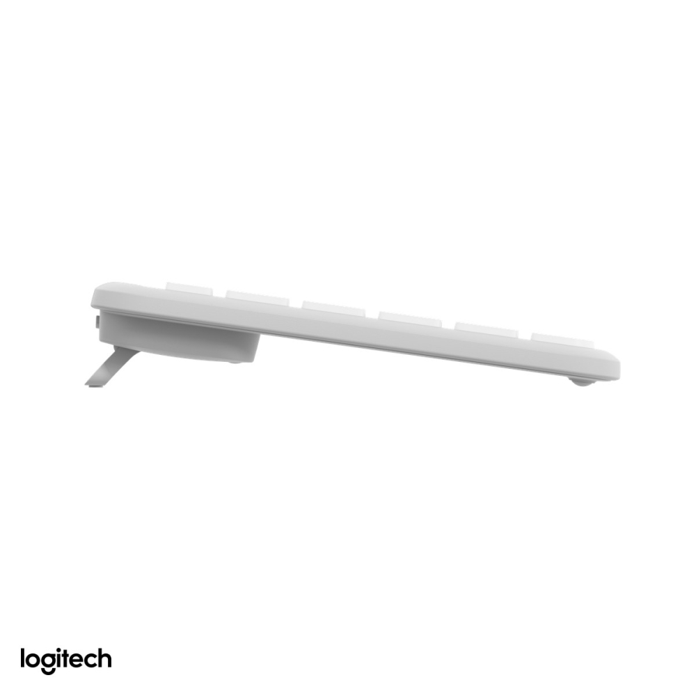 Tastatura wireless Logitech Signature Slim K950, Logi Bolt si Bluetooth, slim full-size, taste silentioase, Easy-Switch 3 dispozitive, layout US International, alb-crem, 920-012466 [5]