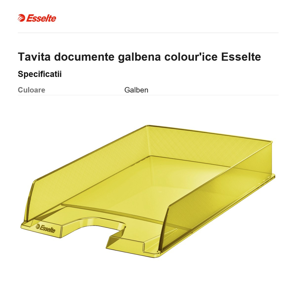 Tavita documente galbena colour'ice Esselte [3]