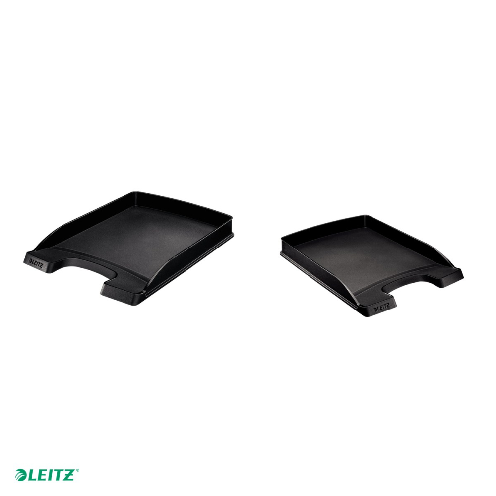 Tavita documente Leitz Plus Slim, PS, A4, capacitate de stocare redusa, ideala pentru uz zilnic, negru [4]