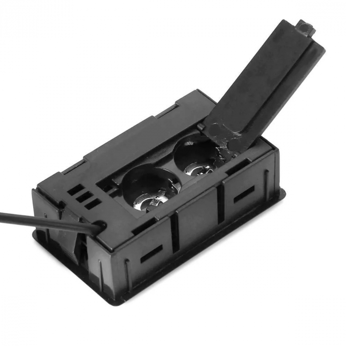 Termometru digital cu sonda senzor si cablu 100 cm, cu afisare LCD, 2 x baterii LR44, -50°C pana la 100°C, 50-300, negru [3]