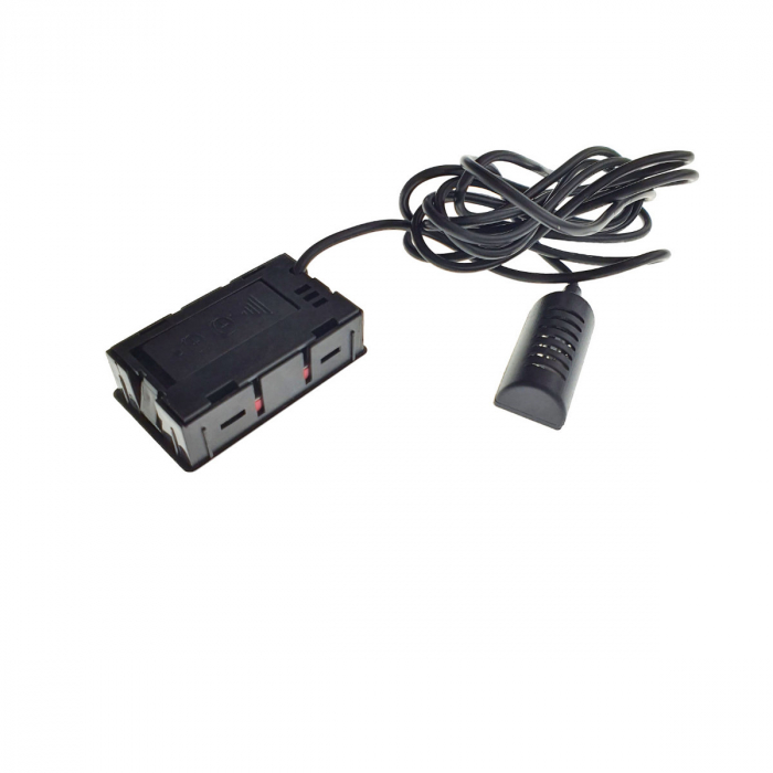 Termometru digital 8015A, si indicator umiditate, cu afisare LCD, negru [4]