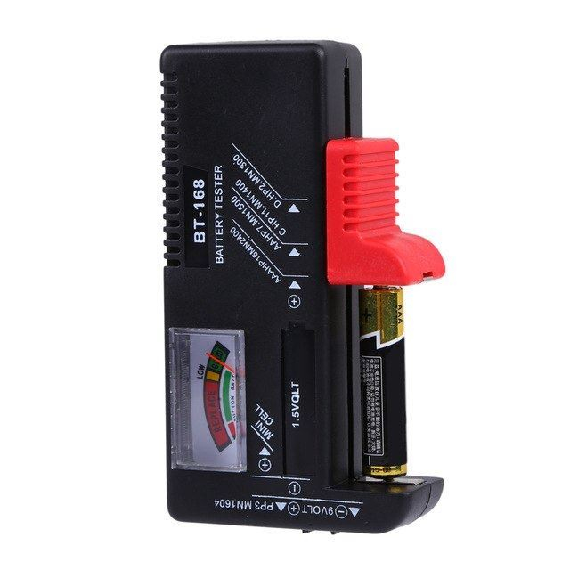 Tester capacitate baterii 1.5-9V, BT-168, negru [3]