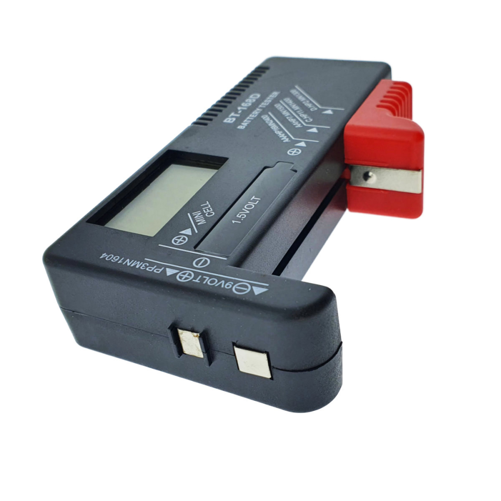 Tester electronic pentru baterii si acumulatori AA, AAA, C, D, 9V si butoni, Afisaj digital LCD, compatibil cu baterii alcaline, reincarcabile Ni-MH/Ni-Cd si baterii buton 1.5V,  portabil [2]