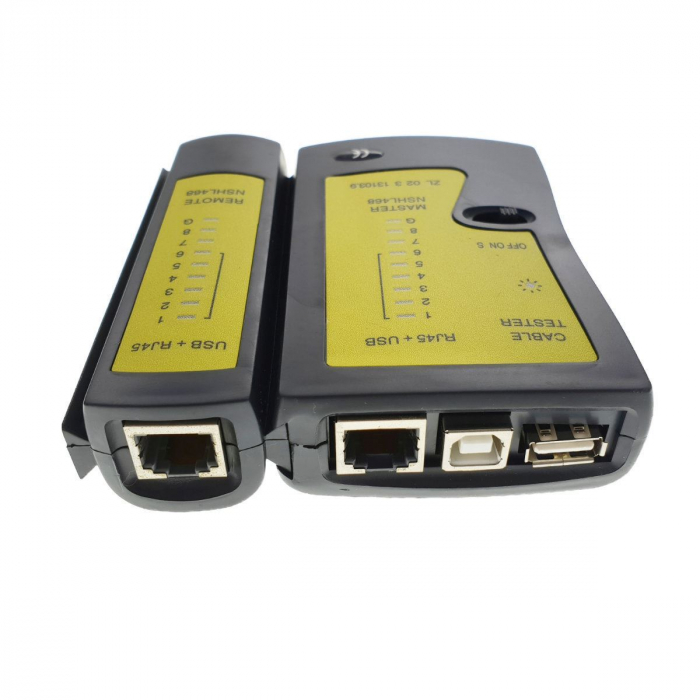 Tester NCT4511, pentru cabluri cu mufa RJ45, USB si USB pentru imprimanta [2]