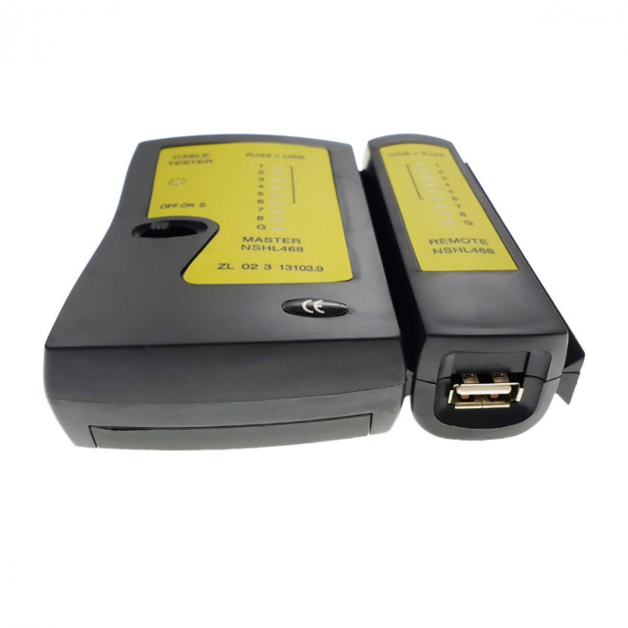 Tester NCT4511, pentru cabluri cu mufa RJ45, USB si USB pentru imprimanta [3]