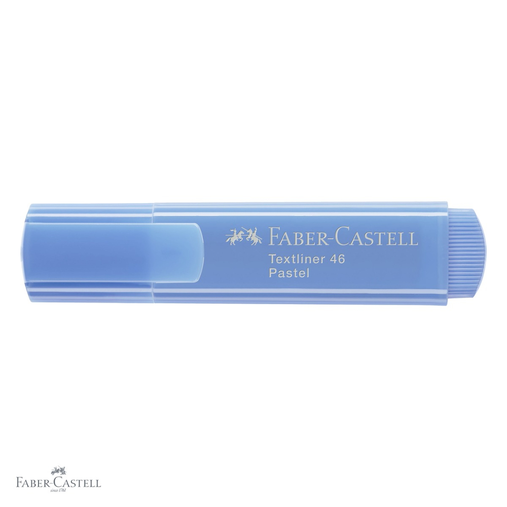 Textmarker Faber-Castell 1546, culoare albastru marin pastel, linie reglabila, pentru birou si scoala [4]
