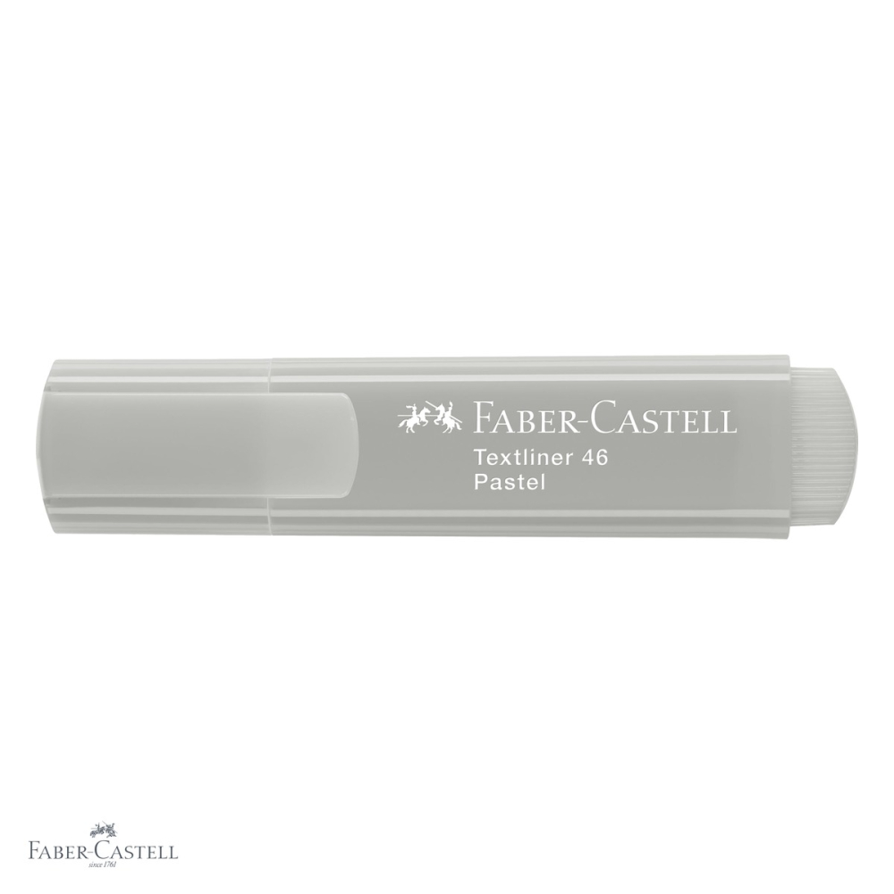 Textmarker Faber-Castell 1546, culoare gri pastel, varf multiplu, pentru birou si studiu [4]