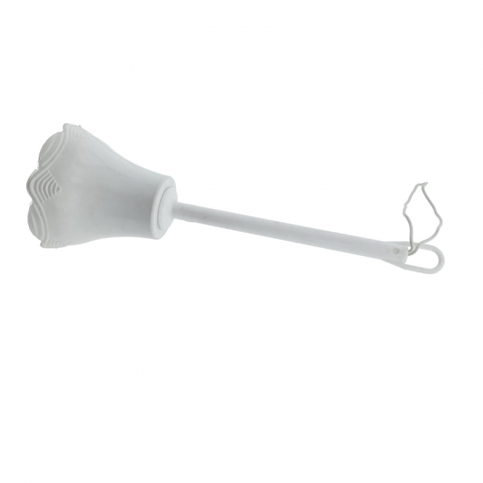 Tija cu dulie tip E27, ceramic, lungime 155mm, 10A, 230V, 40423, alba [4]